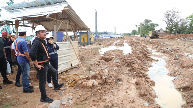 Dermaga batu bara Kramasam Palembang