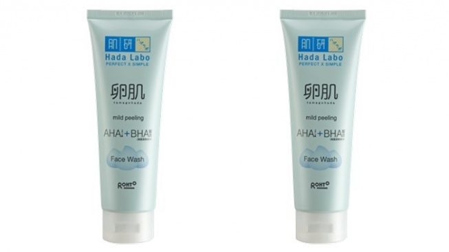 Hada Labo Tamagohada Ultimate Mild Peeling Face Wash (rohto.co.id)
