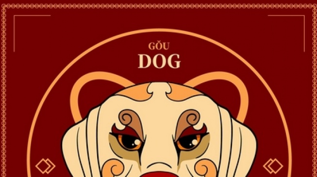 Ilustrasi shio anjing (Freepik/freepik)