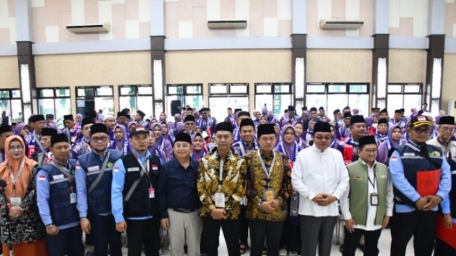 Keberangkatan kloter 10 jemaah haji embarkasi Palembang