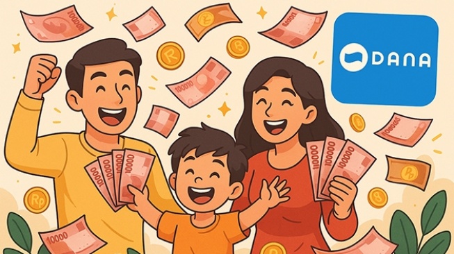 Duit Nih! Buka Segera 5 Amplop DANA Kaget Hari Ini Bernilai Rp550 Ribu