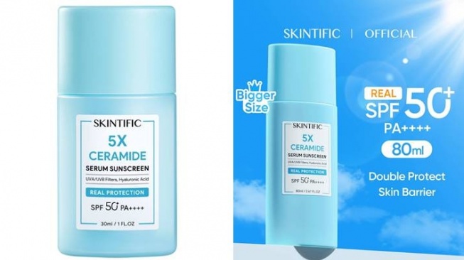 Skintific 5X Ceramide Serum Sunscreen SPF50 PA++++