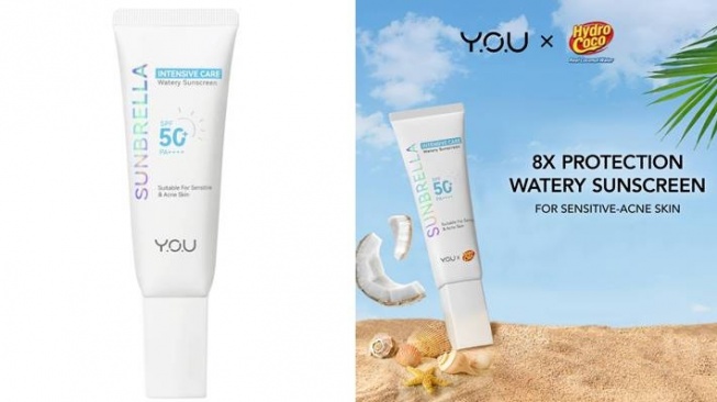 Y.O.U Sunbrella Intensive Care Watery Sunscreen SPF50+ PA++++