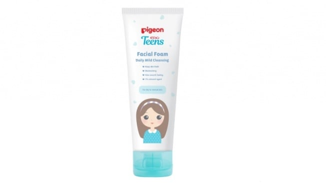 Pigeon Teens Facial Foam merupakan sabun cuci muka yang diformulasikan khusus untuk remaja yang memiliki kulit kering atau normal (pigeonteens.com)