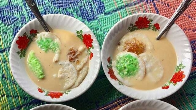 Serabi kuah juga menjadi makanan khas di Banjarnegara. (Twitter)