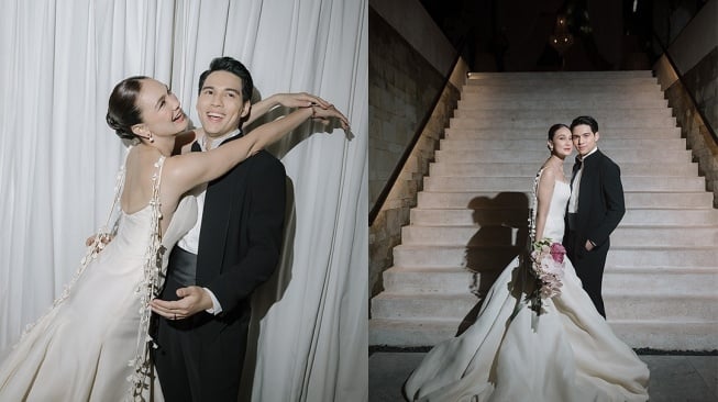 Luna Maya dan Maxime Bouttier Bagi Souvenir Pernikahan Hingga Uang 300 USD untuk Wartawan