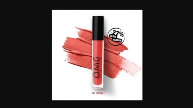 OMG Oh My Glam Matte Kiss Lip Cream 08 Skyfall (Instagram)
