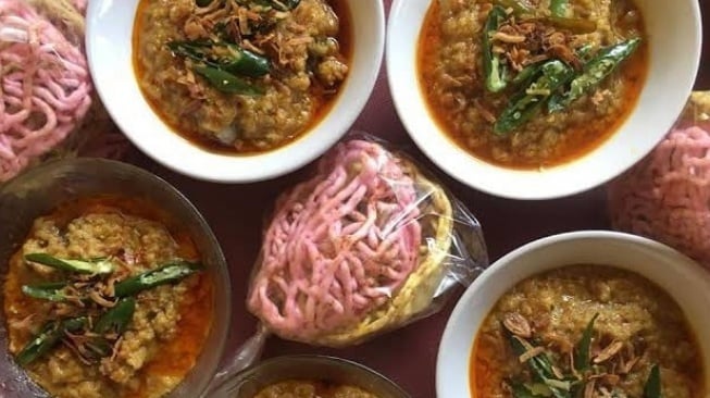 Glotak adalah makanan khas yang ada di Batang. (Twitter)