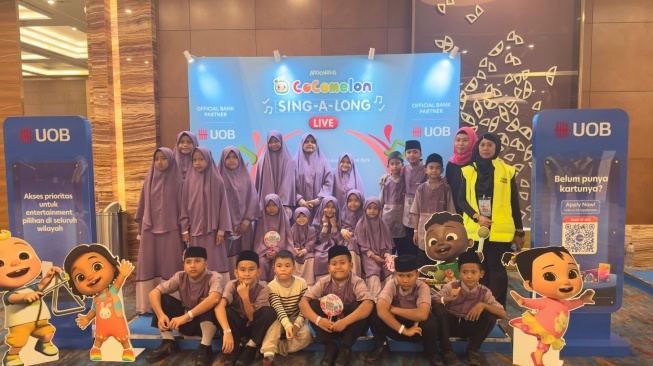 Anak-anak yang diundang sangat menikmati momen luar biasa menyaksikan karakter-karakter kesayangan mereka, seperti JJ dalam CoComelon Sing-A-Long Live (Dok: Color Asia Live)