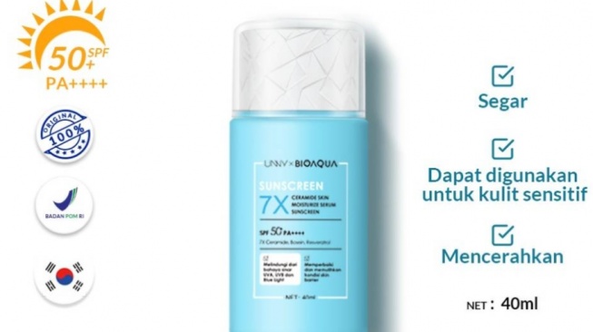 Bioaqua 7X Ceramide Sunscreen SPF 50 PA++++