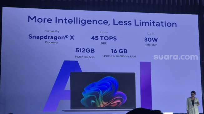 Peluncuran Asus Vivobook S14 di Jakarta, Kamis (15/5/2025). [Suara.com/Dythia]