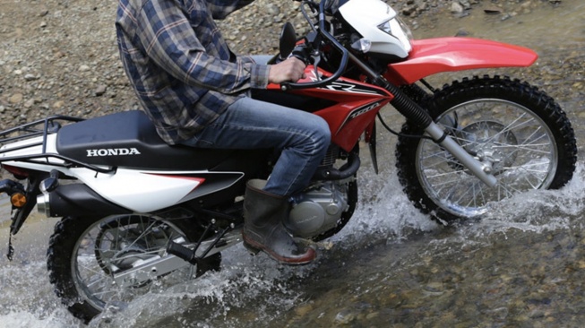 Honda XR150L. (Honda Afrika Selatan)