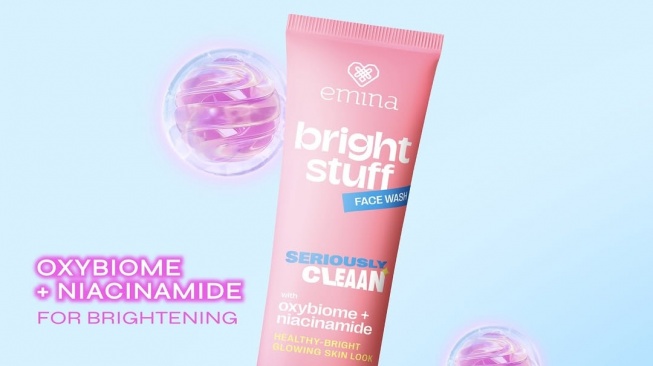 Emina Bright Stuff Face Wash menjadi salah satu sabun cuci muka yang aman digunakan untuk remaja dan anak sekolah karena kandungan bahan yang aman (Instagram/ @eminacosmetics)