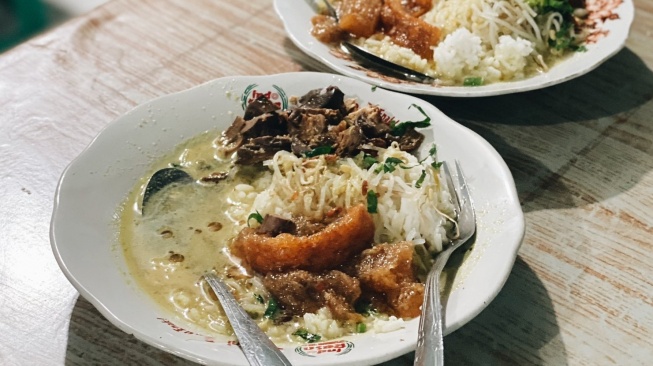 Nasi Lesah adalah makanan paling dicari di Batang, karena memiliki khas bumbunya sendiri. (Twitter)
