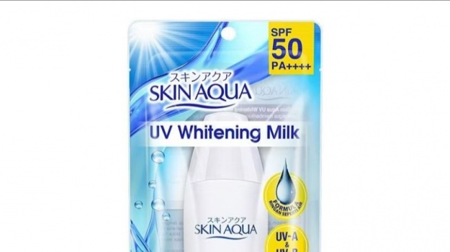 Skin Aqua UV Whitening Milk Aging Skin SPF 50 PA++++ (Shopee/Watsons Indonesia Official)