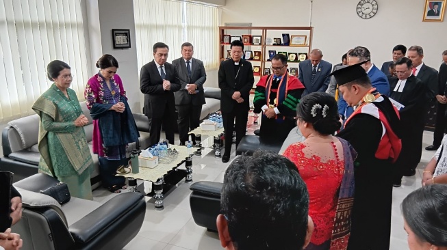 Wisuda Kampus HKBP Nommensen Siantar. [Dok Istimewa]