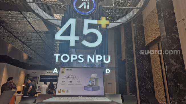 Peluncuran Asus Vivobook S14 Series di Jakarta, Kamis (15/5/2025). [Suara.com/Dythia]