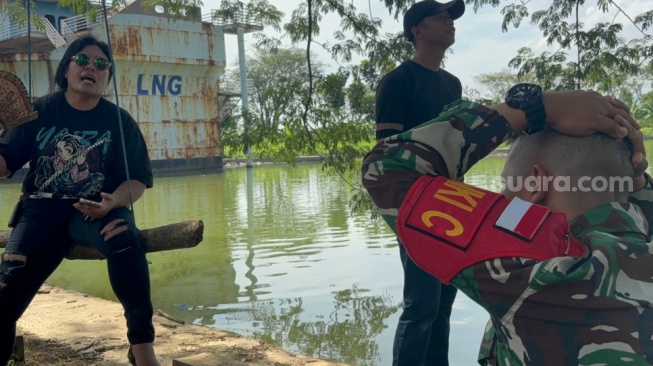 Suasana latihan berbasis skenario yang dilakukan oleh para prajurit TNI yang tergabung dalam Satgas Indo RDB 39G Monusco di area latihan Pusat Misi Pemeliharan Perdamaian (PMPP) TNI, Sentul, Jawa Barat, Kamis (15/5/2025). (Suara.com/Faqih)
