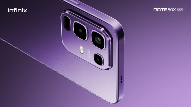 Infinix Note 50X 5G+ yang resmi diluncurkan ke Indonesia pada Jumat (16/5/2025). [Dok. Infinix Indonesia]