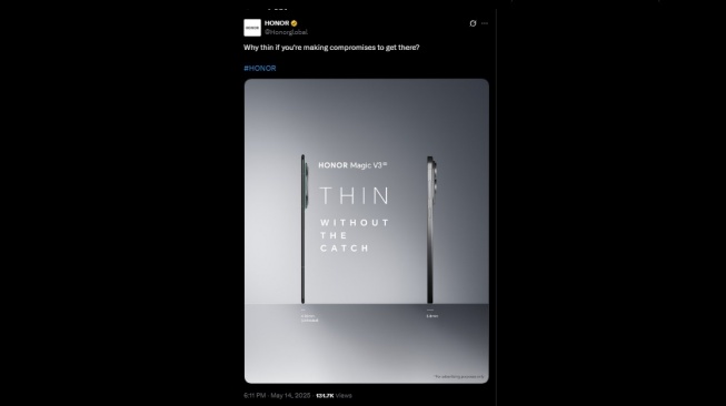 Iklan Honor Sindir Samsung. [X/@honor]