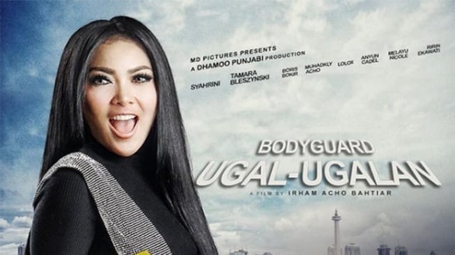 Syahrini bintangi film Bodyguard Ugal-ugalan. [Instagram]