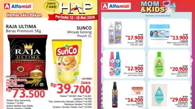 Kebutuhan Lengkap, Harga Bersahabat! Intip Katalog Promo Alfamidi Mei 2025