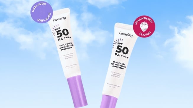 Facetology Triple Care Lip Protector Sunscreen (facetology.id)