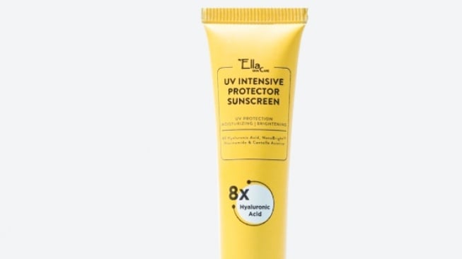 Sunscreen yang mengandung hyaluronic acid. [ellacosmetics.co.id]