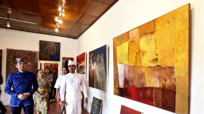 Wakil Ketua MPR RI, Edhie Baskoro Yudhoyono (Ibas) mengunjungi Museum Rudana di Ubud, Bali, dalam rangka memperingati Hari Museum Internasional 2025.