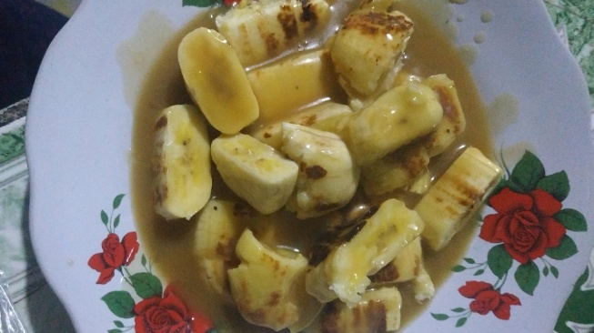 Kuliner unik di Balikpapan adalah Pisang Gapit. (Twitter)