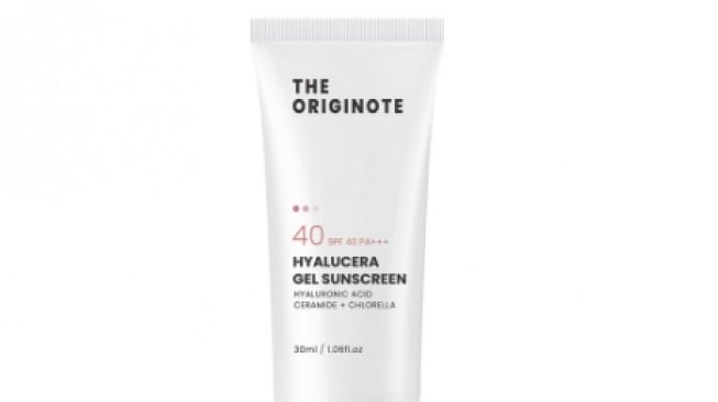 Sunscreen yang mengandung hyaluronic acid. [Tokopedia]