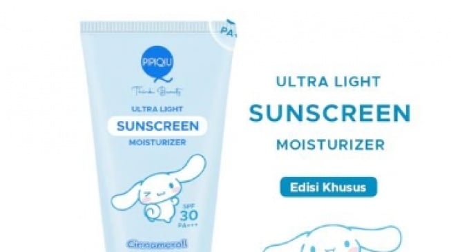 Pipiqiu Ultra Light Sunscreen Moisturize Calming and Soothing. [Tokopedia]