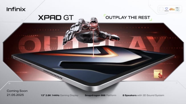 Bocoran Infinix XPad GT, Senin (19/5/2025). [Gizmochina]
