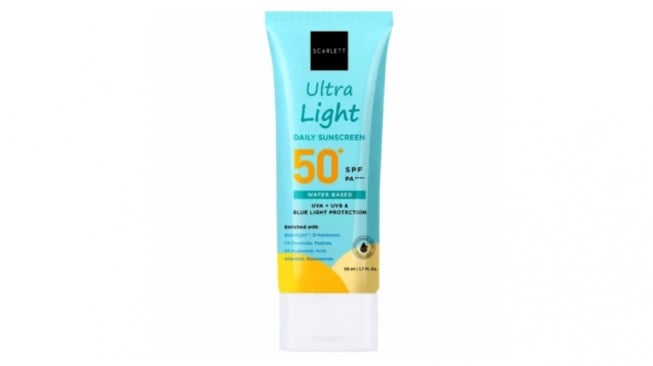 Scarlett Ultra Light Daily Sunscreen SPF 50+ PA++++ (Shopee)