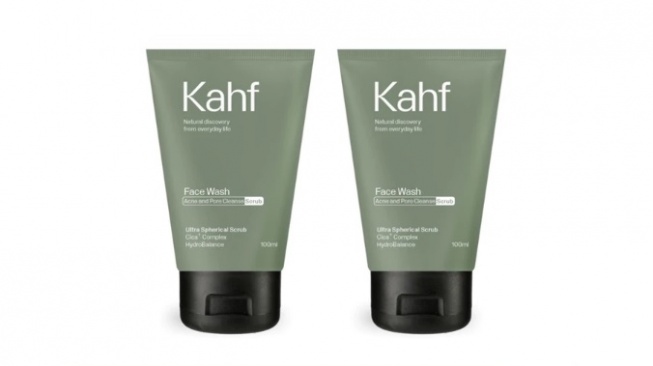 Kahf Acne and Pore Cleanse Scrub Face Wash (Shopee/Kahf Official Shop)