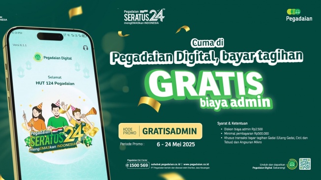 Nikmati Kemudahan Transaksi Tanpa Biaya Admin di Aplikasi Pegadaian Digital