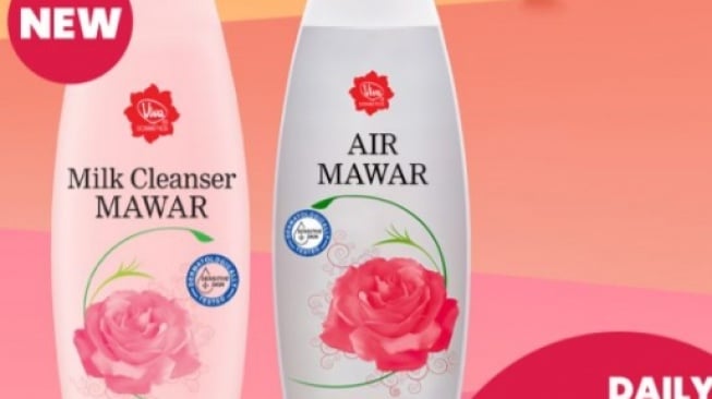 Viva Milk Cleanser dan Air Mawar. [Beliviva]