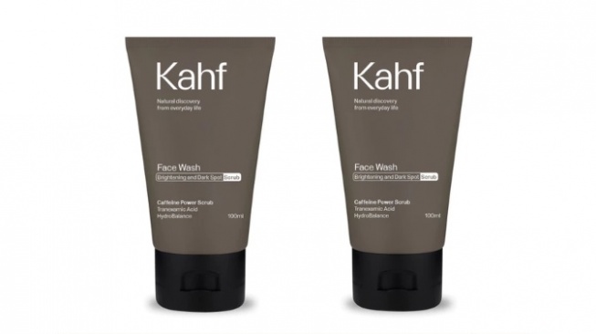 Kahf Face Wash Brightening and Dark Spot Scrub (Shopee/Kahf Official Shop)