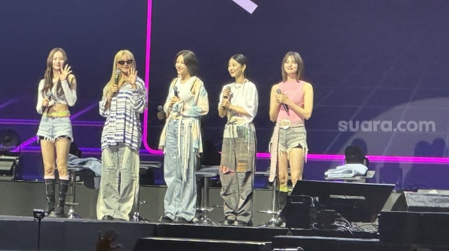 EXID Terkesan Saat Manggung di Far East Music City, Akui Tak Sabar Balik ke Indonesia Lagi
