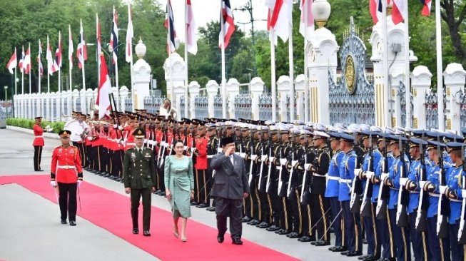 Kunjungan kenegaraan Presiden Prabowo Subianto di Thailand. (Foto: Tim Media Presiden Prabowo)