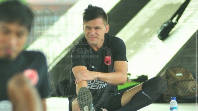 Pavel Purishkin saat membela PSM Makassar. (Dok. PSM)
