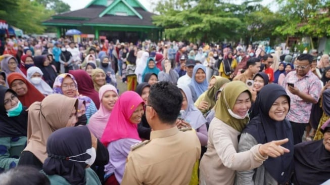 Pasar Murah yang digelar Pemerintah Kota Pontianak. (Prokopim Pontianak)