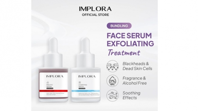 Implora Face Serum Exfoliating Treatment Set (Shopee)