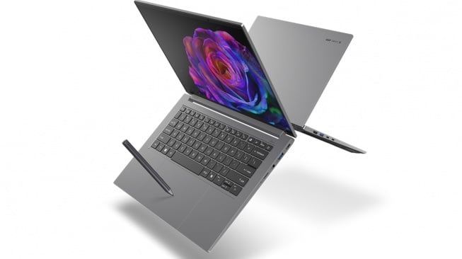 Acer Swift X 14, Ryzen AI & RTX 5070 Hadir di Acer Swift X 14 AI, Selasa (20/5/2025). [Acer Indonesia] 