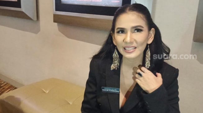 Nova Eliza ditemui awak media di XXI Epicentrum, Jakarta Selatan pada Senin, 19 Mei 2025. [Suara.com/Rena Pangesti