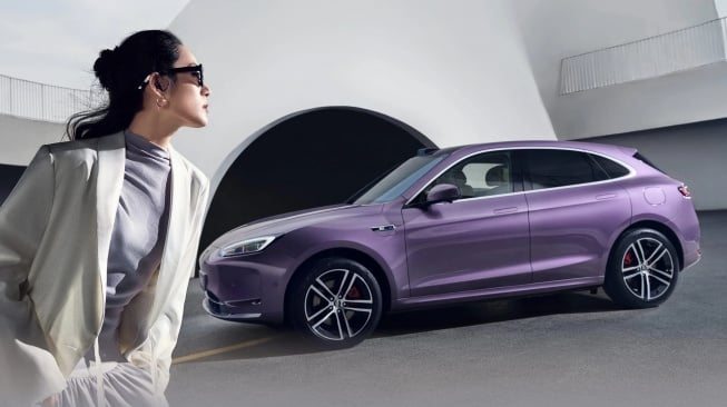 Mobil listrik Aito M5 dari China. (Dok. Aito)
