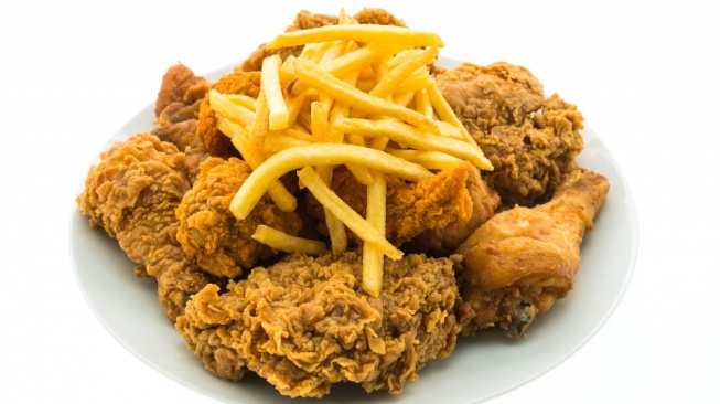 Ilustrasi ayam goreng (Freepik)