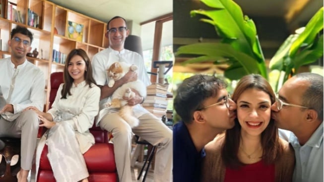 Potret Terakhir Najwa Shihab dan Ibrahim Sjarief Assegaf. (Instagram/najwashihab)