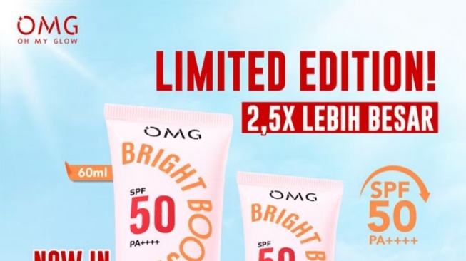 OMG OH MY GLOW UV Barrier Sunscreen SPF 50 PA++++  (Shopee/OMG Beauty Official Shop)