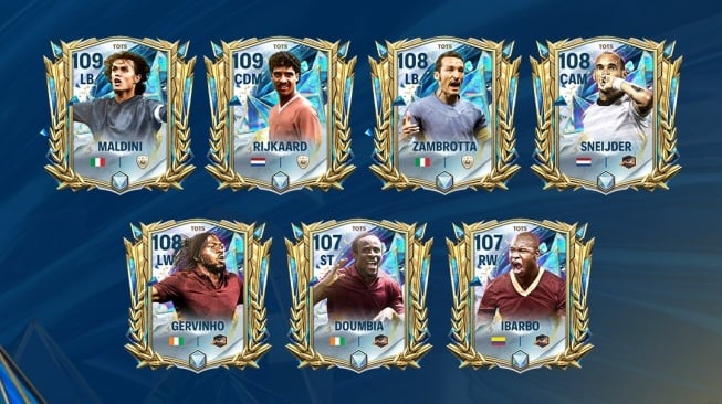 Pemain TOTS Icon Italia Week 4 di FC Mobile. (ist)